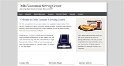 Desktop Screenshot of deltavacandsew.com